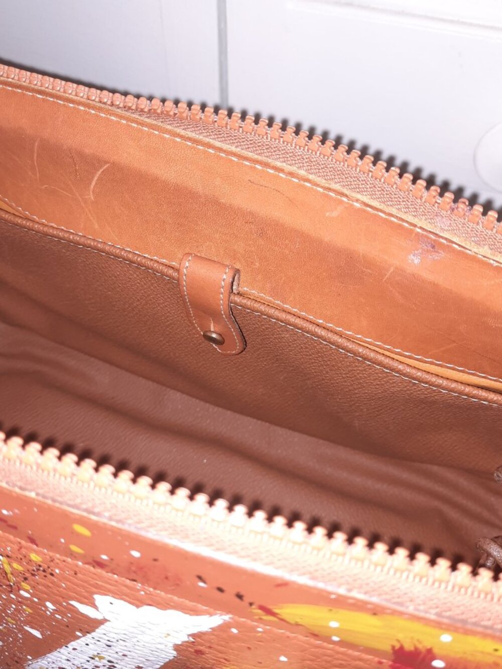 Vintage Dooney & Bourke Dipinta Inspired Satchel - Picture 13 of 16